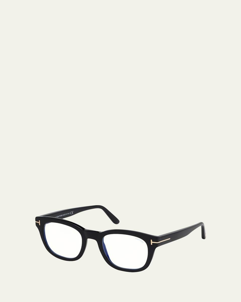 Blue Block Square Optical Frame